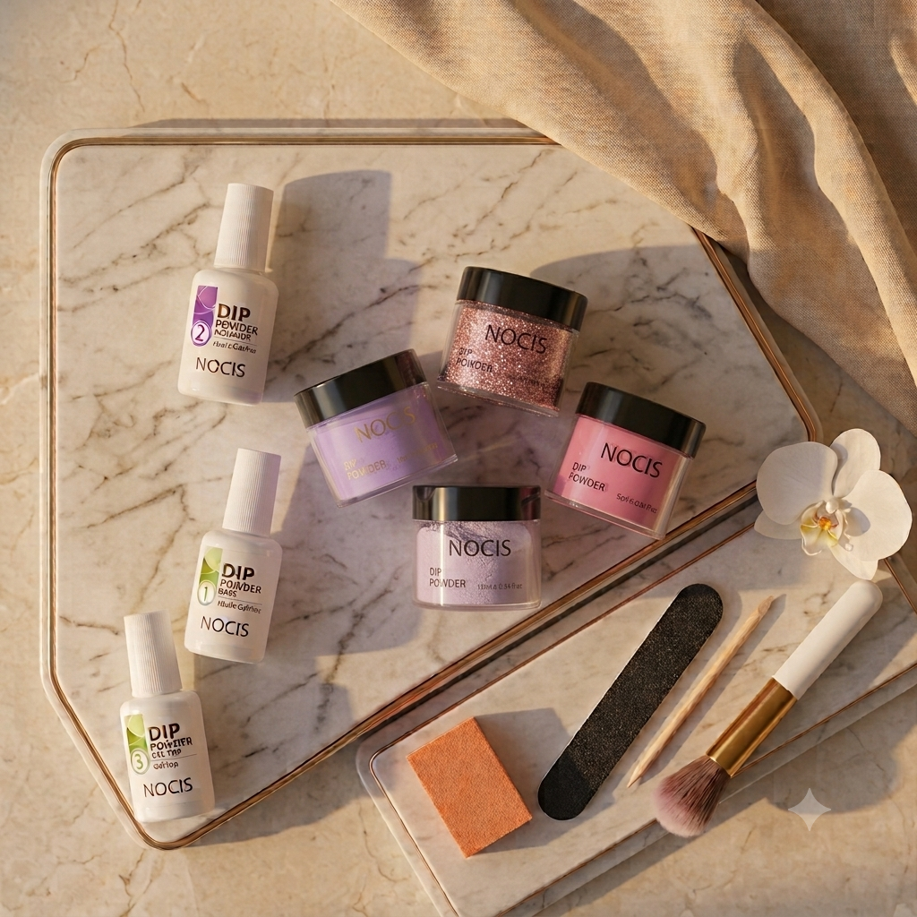 Kit Poudre à tremper pour ongle sans UV